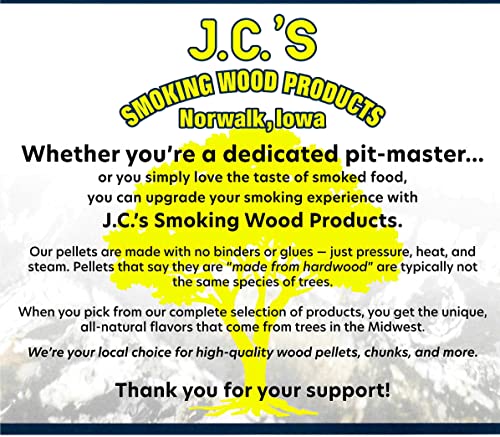 J.C.'s Smoking Wood Pellets - 9 lb Bag - Oak