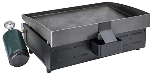 BlackstoneBlackstone Tabletop Griddle, Black, 22 inch & Propane Adapter Hose & Regulator for 20 lb Tank, Gas Grill & Griddle - Extends Up To 3 Feet - 5471Blackstone