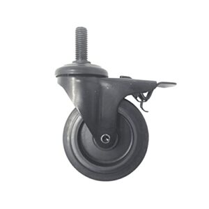 pellet grill locking caster wheel for pit boss, louisiana grill, rec tec & others