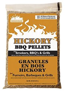 smokehouse 9760-040-0000 bbq pellets 20# bag - hickory