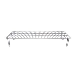 green mountain grills jim bowie pellet grill upper rack space addition for doubled grilling space, silver