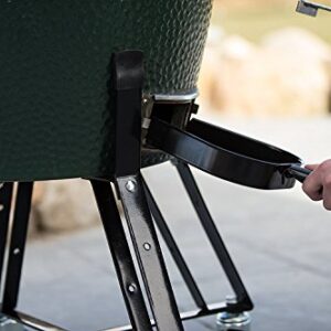 BBQ Grill Ash Pan Green Egg Accessories, Removal Metal Pan Big Green Egg Ash Pan Charcoal Grill Accessories Charcoal Grill Tools Works for Large and Medium BGE and Kamado Joe (Upgrade Split Design)