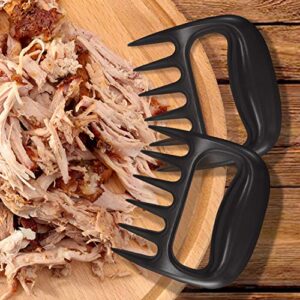 Unicook BBQ Claws 2 Pack, Shredder Claws to Shred Lift & Carve Pork, Turkey, Chicken, Brisket, Ham - Barbecue Utensil Tool for BBQ Grilling Smoking Roasting, Black