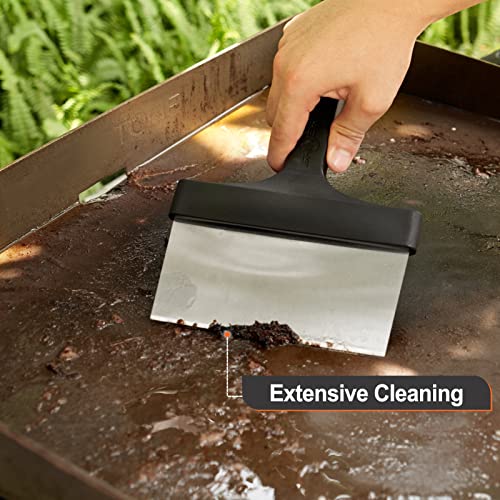 Ultimate 25 Piece Griddle Cleaning Kit for Blackstone | Complete Flat Top Grill Accessories Kit with Scraper, Cleaning Brick, Scouring Pads | Easy Cleaning on Hot or Cold Surfaces