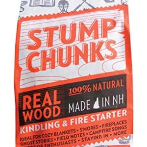 STUMPCHUNKS Stump Chunks 100% Natural Wood Fire Starter (Small), 0.075 cu. ft. Bag