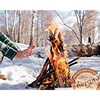 Premium Fatwood Fire Starter Wood Sticks |100% All Natural 500 Sticks | Fire Starters for Fireplace | Weather Proof Fat Wood Kindling Fire Starters | Safe and Easy to use, 40lb Box ENERGITA