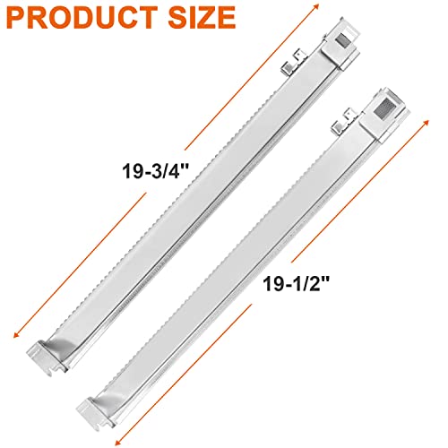 DELSbbq Burner Tube Kit for Weber Genesis II 400 Series Genesis II E-410 S-410 E-415 S-415 E-435 S-435 Gas Grills, Replacement Kits for Weber Genesis II 300 Series 400 Series Gas Grills, 67490, 67491