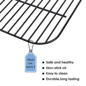 Hisencn Grill Replacement Parts for Dyna-Glo DGC310CNP-D, DGC310RNP-D, DGC310BNP-D, Porcelain Steel Heat Plates Tents, Cooking Grates Grids for Dyna-Glo 3-Burner Open Cart Propane Gas Grill…