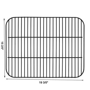 Hisencn Grill Replacement Parts for Dyna-Glo DGC310CNP-D, DGC310RNP-D, DGC310BNP-D, Porcelain Steel Heat Plates Tents, Cooking Grates Grids for Dyna-Glo 3-Burner Open Cart Propane Gas Grill…