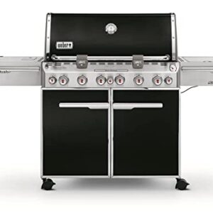 Weber Summit E-670 6-Burner Liquid Propane Grill, Black