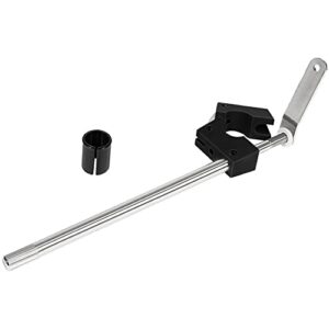 A10-080 Round Rail Grill Mount Quick-Disconnect Mounting Hardware All Angle Mounting Bracket 7/8"-1" for Marine Kettle BBQ Grill