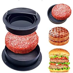 3 in 1 Stuffed Burger Press,Different Size Molds and Non Sticking Coating, Works Best for Stuffed Burgers, Regular Beef, Sliders, Grilling Accessories, Essential Kitchen