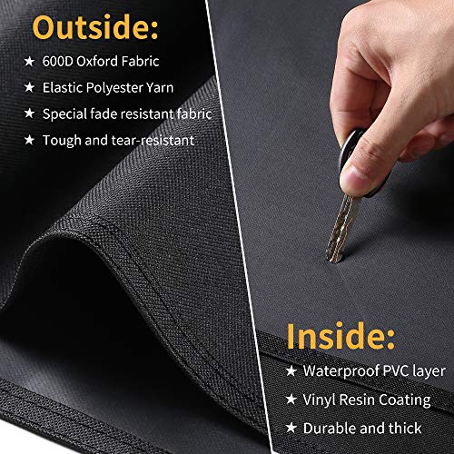 SUPJOYES Electric Grill Cover or Georgen Foreman GGR50B, GFO3320, GFO240 Indoor/Outdoor Electric Grill, Heavy Duty Waterproof BBQ Grill Cover