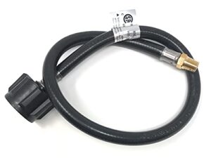 mi madol imports, llc madol pig tail propane hose qcc1 x 1/4 male npt 2 ft 350psi [948-760] with flow control shut off at over 80,000 btu's