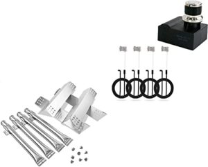 uniflasy replacement parts kit for home depot nexgrill 720-0830h, 720-0830d, 720-0783e, ken more 720-0830a, 122.33492410 and universal 4 outlets tact push button grill ignitor kit