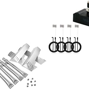 Uniflasy Replacement Parts Kit for Home Depot Nexgrill 720-0830H, 720-0830D, 720-0783E, Ken more 720-0830A, 122.33492410 and Universal 4 Outlets Tact Push Button Grill Ignitor Kit