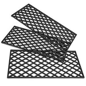 uniflasy grill cooking grate replacement parts for member‘s mark gr2210601-mm-00, 5 burner cast iron cooking grid parts gr2210601mm00, 3 pack gas grill grates