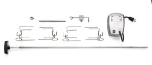 napoleon 69331 commercial grade kit for extra large grill rotisserie, stainless steel