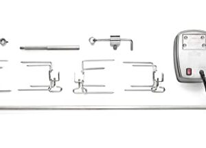 Napoleon 69331 Commercial Grade Kit for Extra Large Grill Rotisserie, Stainless Steel