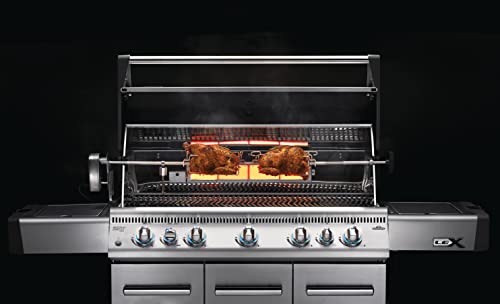 Napoleon 69331 Commercial Grade Kit for Extra Large Grill Rotisserie, Stainless Steel