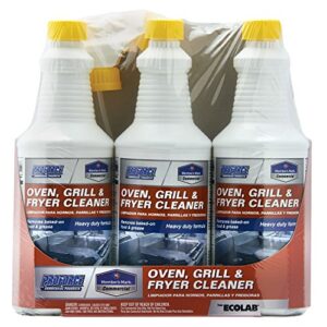 member's mark commercial oven, grill and fryer cleaner, 32 oz, 3 piece