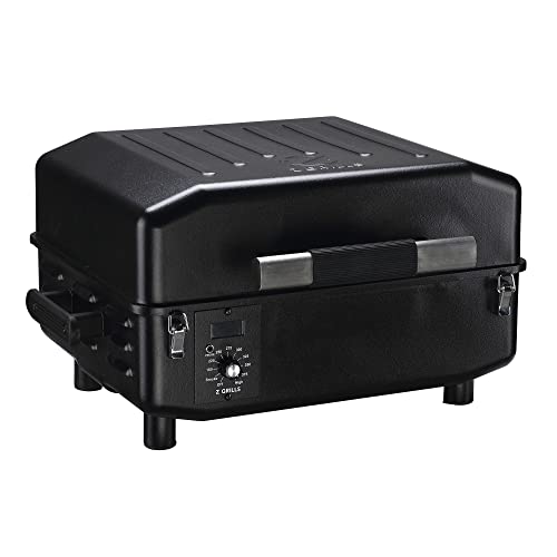 Z GRILLS ZPG-200A Portable Wood Pellet Grill & Electric Smoker – Camping BBQ Combo with Auto Temperature Control