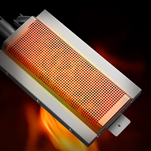 Blackhoso Upgrade Infrared Searing Burner for Blaze, Stainless Steel Ceramic Left Side Burner of Blaze Gas Grills -15,000 BTU