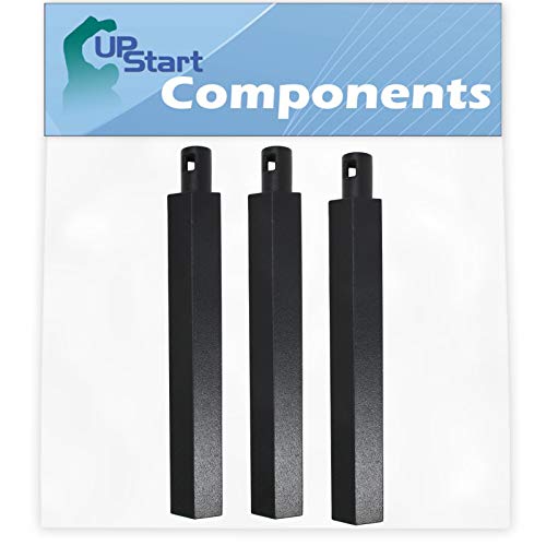 UpStart Components 3-Pack BBQ Gas Grill Tube Burner Replacement Parts for Jenn Air 720-0099-NG - Compatible Barbeque 16" Cast Iron Pipe Burners