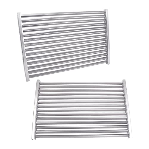 Cozilar Grill Grates Grid Gas Grill Replacement Parts for Weber 7524 7528, Weber Genesis E-310, E-320, E-330, S-310, S-320, S-330, EP-320, EP-330, 19.5” Cooking Grid, for 7620 7622 Flavorizer Bars