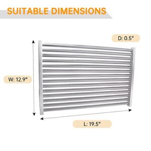 Cozilar Grill Grates Grid Gas Grill Replacement Parts for Weber 7524 7528, Weber Genesis E-310, E-320, E-330, S-310, S-320, S-330, EP-320, EP-330, 19.5” Cooking Grid, for 7620 7622 Flavorizer Bars