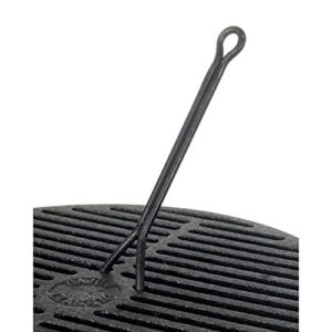 Cajun Classic Round Seasoned Cast Iron Charcoal Hibachi Grill - GL10447