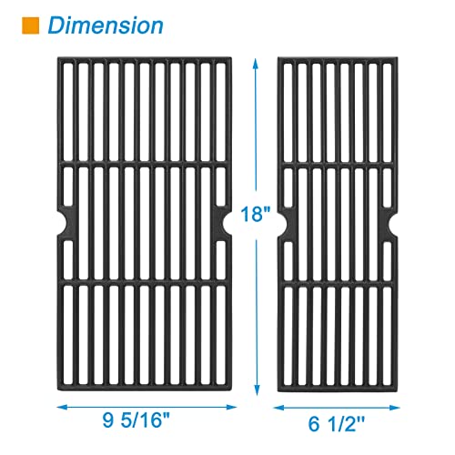 BBQration 18" Grill Replacement Grate for Charbroil Performance 2-Burner Grill 463673519 463673019 463673619 463625219 463625217 463673017 463673517 463673617 G470-0002-W1 G321-0006-W1