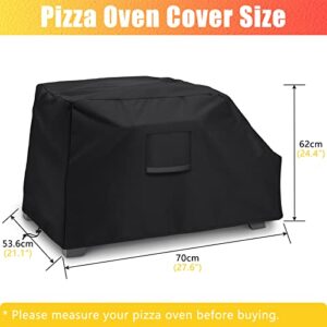 SIRUITON CGC-103 3-in-1 Pizza Oven Grill Cover With Air Vent, (Cover fits CGG-403)