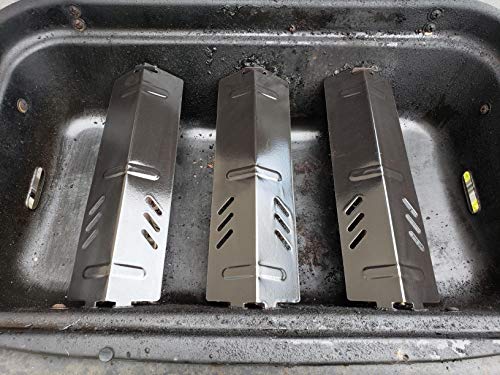 Adviace Grill Replacement Parts for Backyard Grill BY13-101-001-11, BY16-101-002-05, GBC1429WB, Porcelain Enamel Heat Plates for Backyard GBC1329W, GBC1429W, BY14-101-001-01, WM16-GBC1429WB Grills