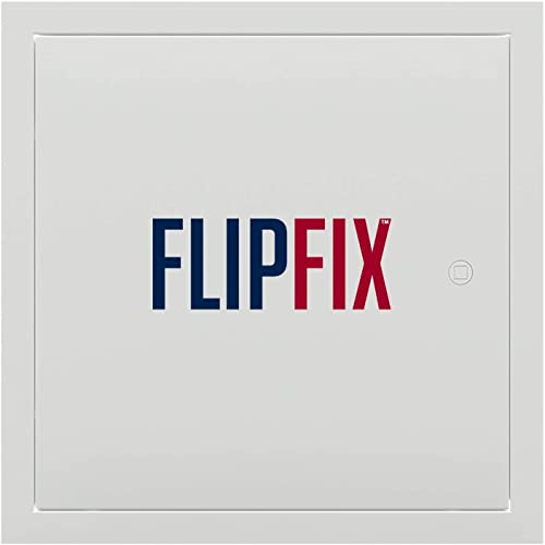 FlipFix Premium Metal Access Panel / Access Door for Drywall / Easy to Fit (6" x 6")