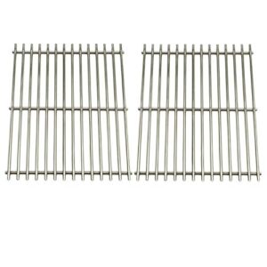 direct store parts ds102 solid stainless steel cooking grids replacement for charbroil, great outdoors, grill chef, thermos, vermont castings gas grills