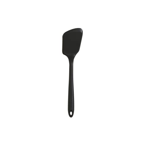 GIR: Get It Right Premium Silicone Spatula Turner | Heat-Resistant up to 550¡F | Nonstick Large Spatula for Pancakes, Eggs, Cooking, Baking, and Mixing (Mini - 11 IN, Black)