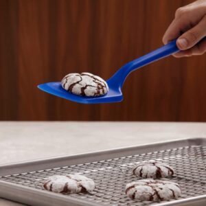 GIR: Get It Right Premium Silicone Spatula Turner | Heat-Resistant up to 550¡F | Nonstick Large Spatula for Pancakes, Eggs, Cooking, Baking, and Mixing (Mini - 11 IN, Black)