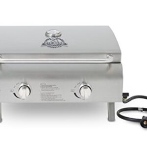 Pit Boss Grills 75275 Stainless Steel Two-Burner Portable Grill