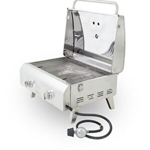 Pit Boss Grills 75275 Stainless Steel Two-Burner Portable Grill