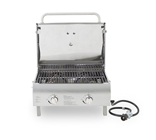 Pit Boss Grills 75275 Stainless Steel Two-Burner Portable Grill