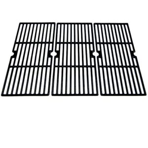 direct store parts dc115 polished porcelain coated cast iron cooking grid replacement for charbroil, centro, broil king, costco kirkland, k mart, master chef gas grill