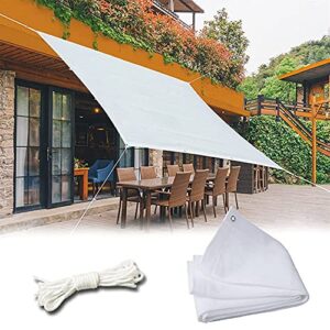 albn-shading net patio shade netting hdpe uv protection with eyelet fits outdoor balcony garden plant cover (color : white, size : 2x2m)