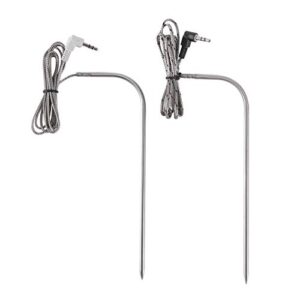 grillme 2 sets replacement parts high-temperature meat bbq probe for traeger pellet grills