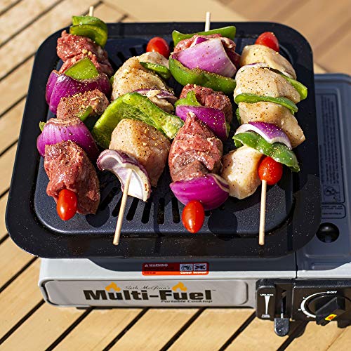 CanCooker Portable Conversion Grill | Easily Convert The Multi-Fuel or Portable Cooktop to a Grill, Black, 12 x 12 x 3