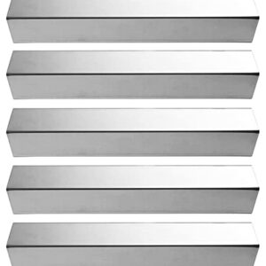 Htanch SN1751 (5-Pack) 16 13/16" Stainless Steel Heat Plate Replacement for Brinkmann Models 810-1750-S, 810-3820-S, 810-3821-S,Members Mark GR2210601-MM-0