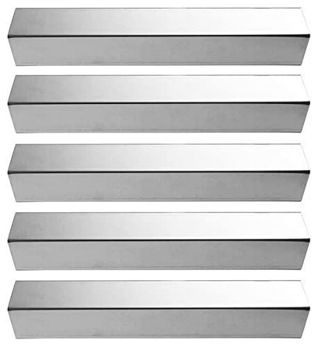 Htanch SN1751 (5-Pack) 16 13/16" Stainless Steel Heat Plate Replacement for Brinkmann Models 810-1750-S, 810-3820-S, 810-3821-S,Members Mark GR2210601-MM-0