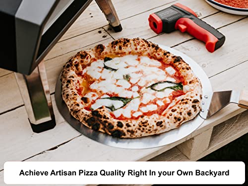 HUNGRY CHEF Pizza Oven & Outdoor Grill, Pizza Accessories Including Outdoor Pizza Oven with Outdoor Thermometer, Pizza Stone for Oven, Travel Bag, & Recipe Book, Pizza Party Maker for Outdoors…