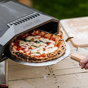 HUNGRY CHEF Pizza Oven & Outdoor Grill, Pizza Accessories Including Outdoor Pizza Oven with Outdoor Thermometer, Pizza Stone for Oven, Travel Bag, & Recipe Book, Pizza Party Maker for Outdoors…