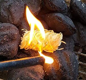 BBQ Dragon Egg Fire Starter-32 Pack Fire Starters for Fireplace-Ultra Fast, Long Lasting Charcoal Starter-Waterproof, Natural Fire Starters for Wood Stove, Campfire, Fire Pit, Charcoal Grill, Fatwood